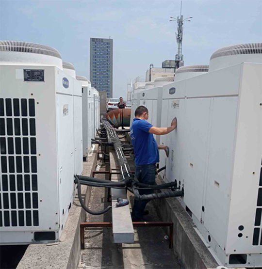 金塔中央空调制热和不制冷系统维修方法